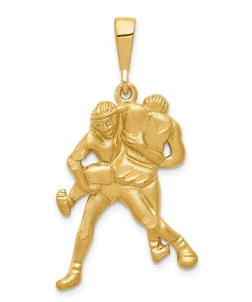 14K Gelb Gold Wrestling Charme