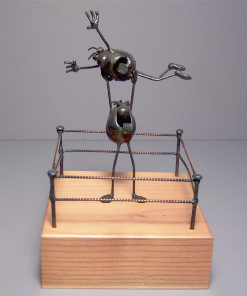 2 Floh Wrestling Szene