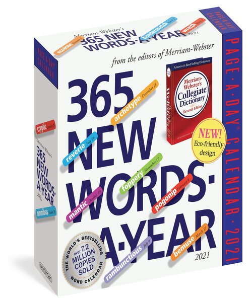 365 neue Wörter-ein Jahr Seite-ein-Tag-Kalender