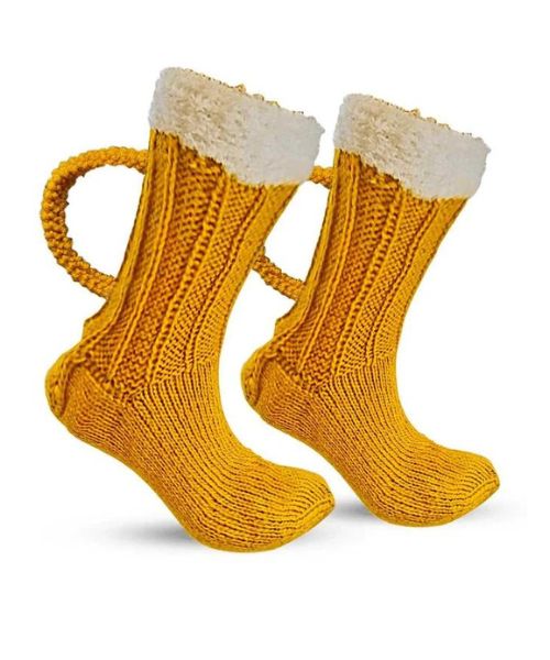 3D-Bierkrug-Socken