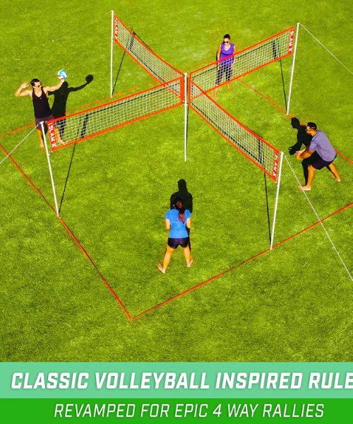 4 Wege Volleyball Spiel Set