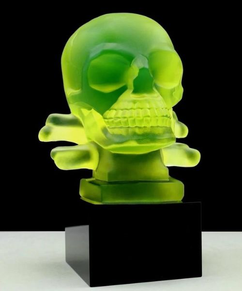 Art Deco Glas Auto Maskottchen