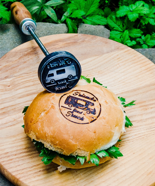 Benutzerdefinierter Burger-Stempel