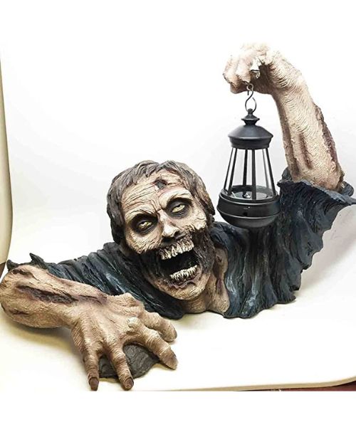 Solarlampe Zombie kriechend
