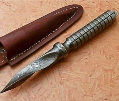 Damastmesser mit runder Schneide