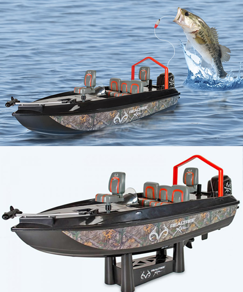 Das fischfangende RC-Boot Das fischfangende RC-Boot