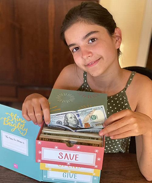 Das Sparschwein Box Save Spend Give Sparschwein