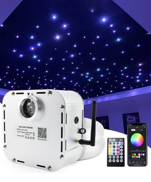 Faseroptisches Sternenlicht