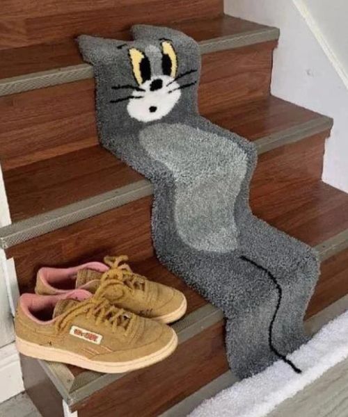 Flacher Tom Treppenteppich