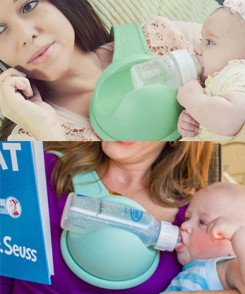 Freihand Babyflaschenhalter