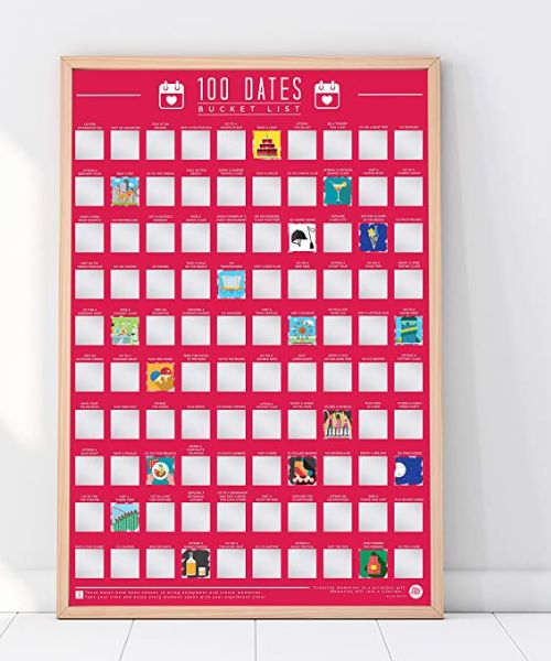 Geschenk Republik 100 Termine Bucket List Scratch Poster Geschenk Republik 100 Termine Bucket List Scratch Poster