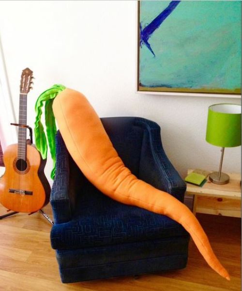 Riesige Karotte Körperkissen