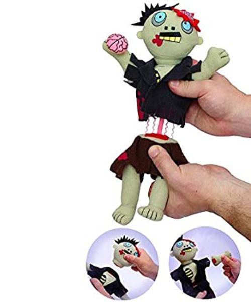 Gliedmaben abtrennender Plusch-Zombie