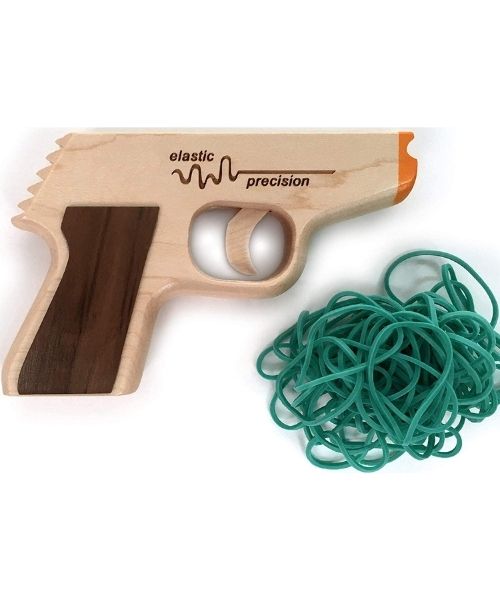 Gummibandpistole im PPK-Stil