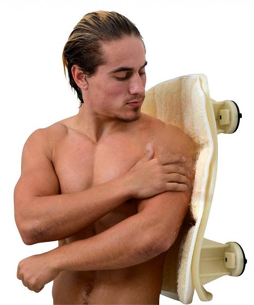 Hands-Free Dusche Ruckenschrubber