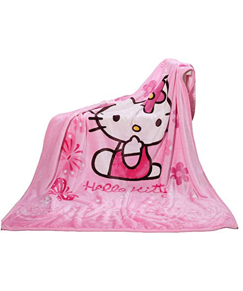 Hello Kitty Fuzzy-Decke