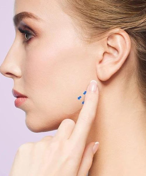 Unsichtbare V Form Gesicht Tape Aufkleber