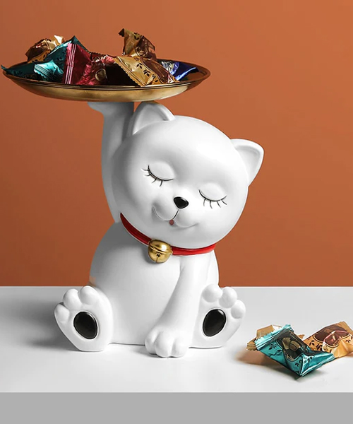 Katze Skulptur Tisch Katze Skulptur Tisch