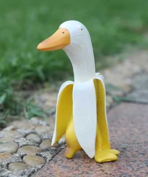 Kreative Bananen Ente