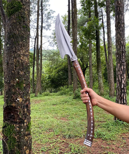 Lange Wikinger Axt zum Holzfallen