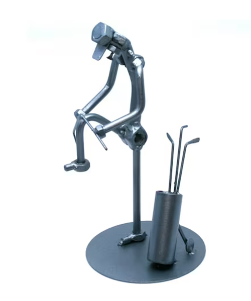 Metall Golf Skulptur