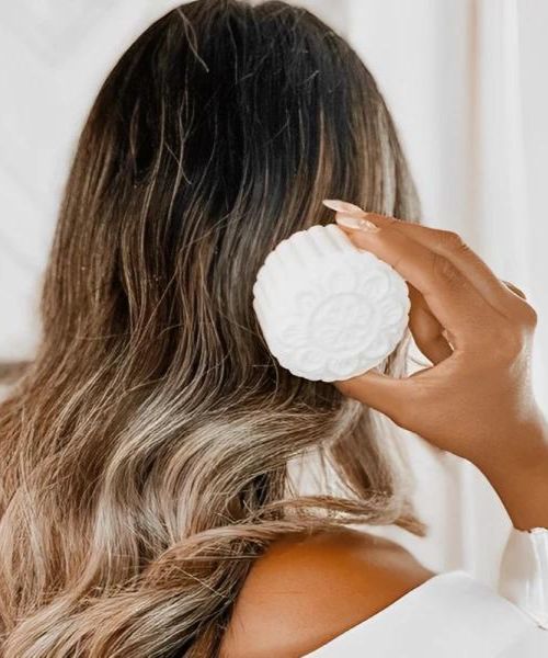 Naturliche Basis Reiswasser Shampoo Bar