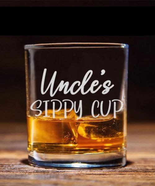 Onkel's Sippy Cup Whiskey Glas Lustiges Geschenk fur Onkel
