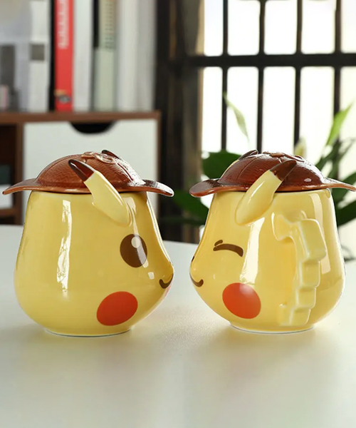 Pokemon 3D Pikachu Kaffeetasse aus Keramik Pokemon 3D Pikachu Kaffeetasse aus Keramik