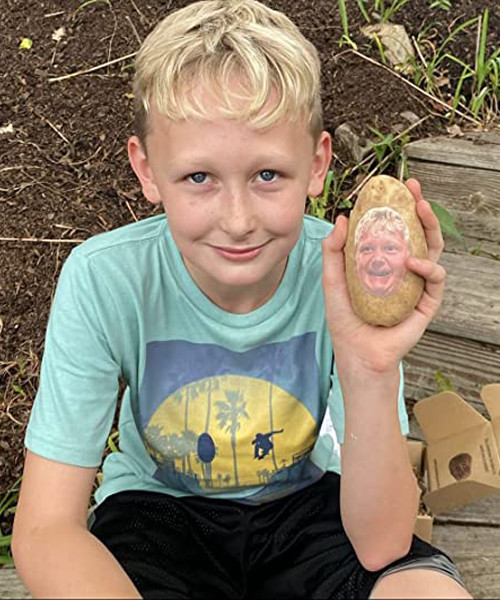 Potato Pal - Dein Gesicht auf einer echten Kartoffel