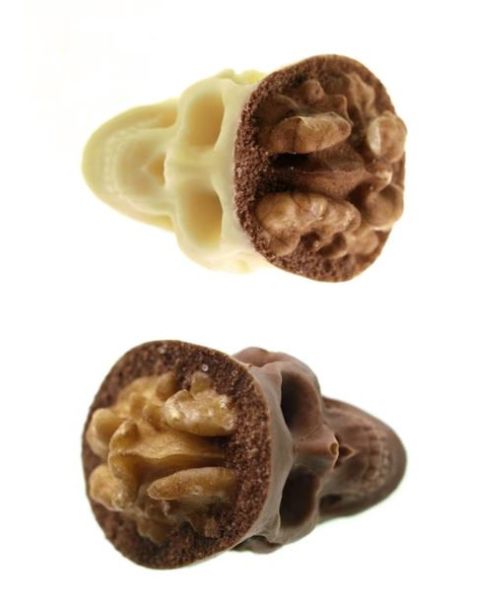 Psychedelische Schokoladenschadel