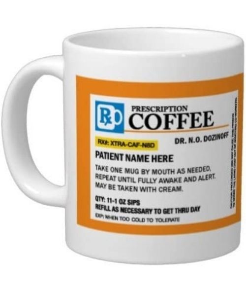 Rezeptflasche Kaffeebecher Rezeptflasche Kaffeebecher