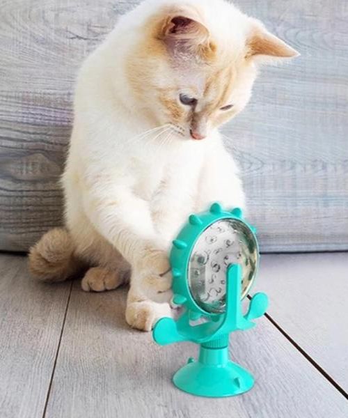 Rotierende Windmuhle Haustierspielzeug