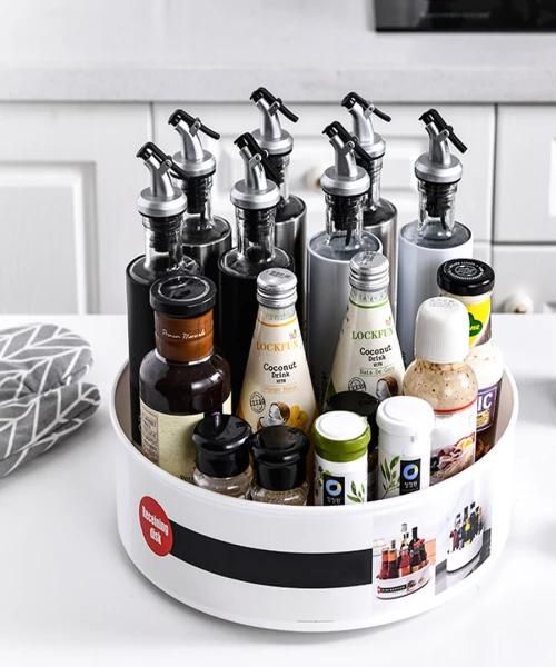 Rutschfestes, 360-fach drehbares Ablagefach