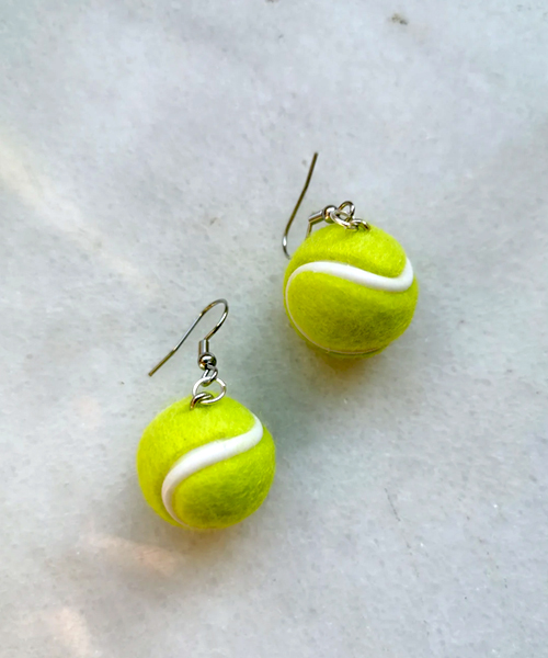 Tennisball-Ohrringe Tennisball-Ohrringe