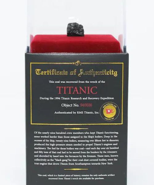 Titanic es mit Vitrine