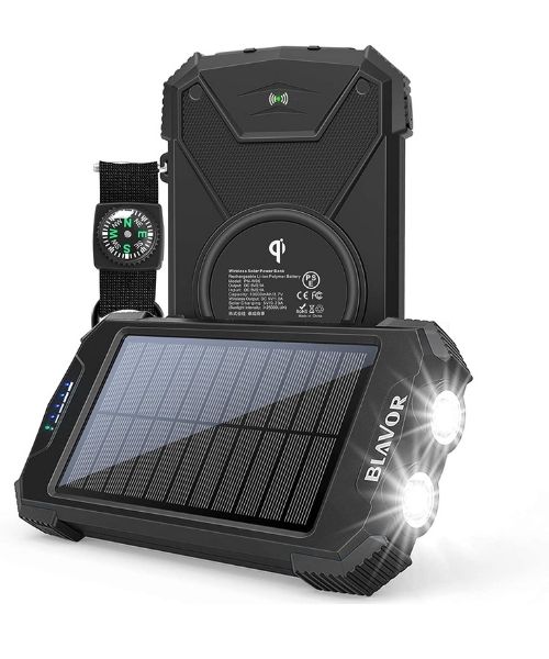 Tragbares solarbetriebenes Ladegerat