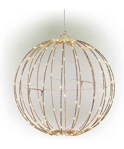 Vorbeleuchtete Metallkugel