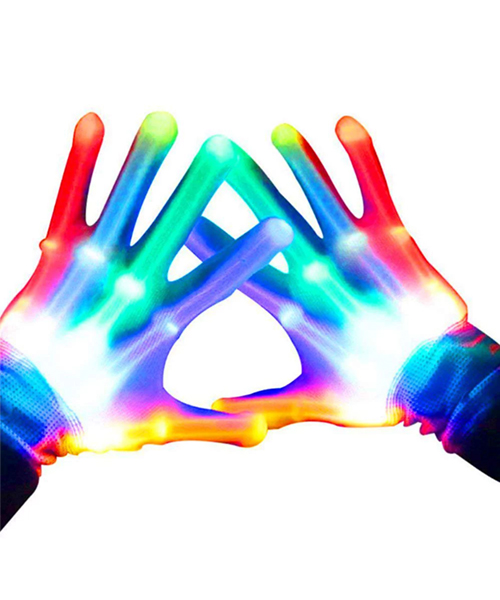 Blinkende LED Handschuhe
