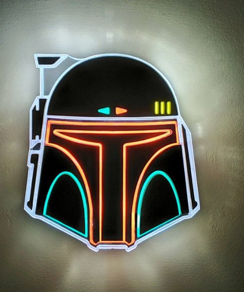 Boba Fett Leuchtreklame