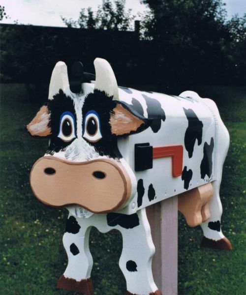 Briefkasten Kuh