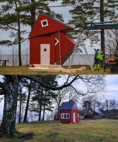 Das sich entfaltende Tiny House
