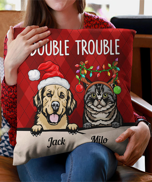 Double Trouble - Personalisiertes Kopfkissen