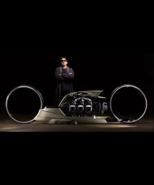 Flugzeugmotor Nabenloses Motorrad