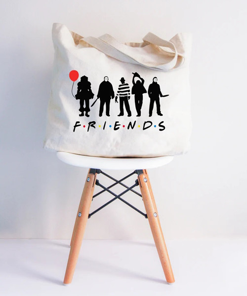 Freunde Horrorfilm Tragetasche