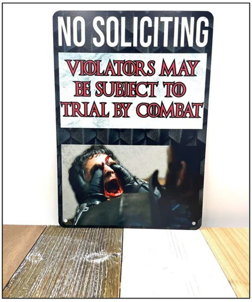 Game Of Thrones Metallschild