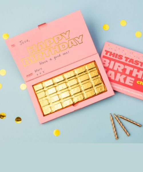 Geburtstagstorte Schokoladentafel