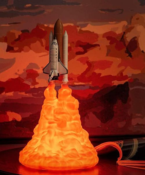 3D gedruckte Space Shuttle Lampe
