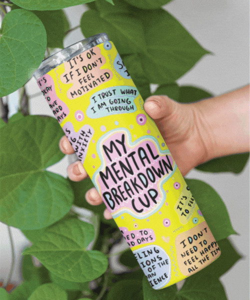 Geistig Gesundheit Becher