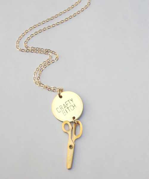 Geschicklich Huendin Schere Halskett 