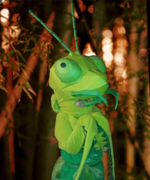 Gottesanbeterin Papiermaske